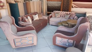 ديكورات الصالون افرشة صالونات مغربية عصرية salon marocain tour [upl. by Atela]