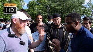 You dont know Hamza Vs Agnostic  Speakers Corner  Hyde Park [upl. by Whiteley541]