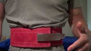 New Lifting Belt  How to Break in Crain or Inzer Belt [upl. by Nedrob]