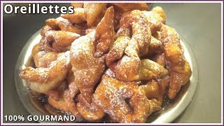 Recette des oreillettes beignets de carnaval [upl. by Norrabal]