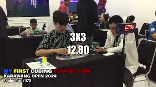 3x3 1280 My First Cubing Competitions [upl. by Asoral633]