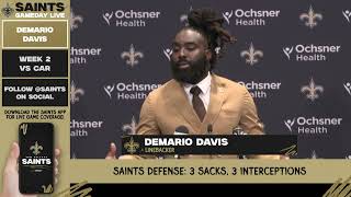 Demario Davis talks Daughters Medical Victories Postgame after Win vs Titans [upl. by Uund]