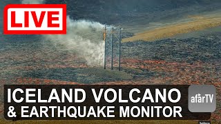 🔴 Live Now 247 Iceland Volcanic Eruption Watch Multicam [upl. by Ceciley385]