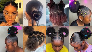 💦💞New 𝑮𝒐𝒓𝒈𝒆𝒐𝒖𝒔 𝑯𝒐𝒍𝒊𝒅𝒂𝒚 natural hairstyles  slayed edges 4C4B Natural Hairstyles [upl. by Hgielrak491]