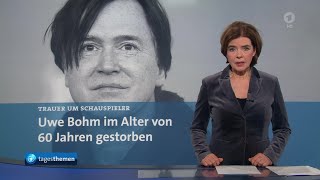 Uwe Bohm mit 60 Jahren gestorben 2022 [upl. by Bensky142]