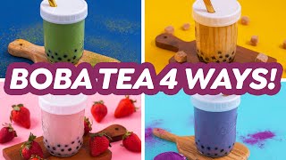 How to Make BOBA MILK TEA at Home – 4 Ways [upl. by Romo507]