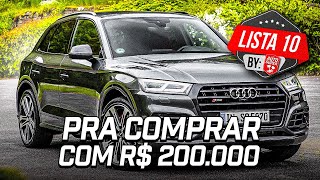 10 CARROS QUE TERÍAMOS ATÉ 200K COMO ÚNICO CARRO Qual seria sua escolha [upl. by Rodmun]