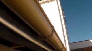 comment installer une gouttiere how to install a gutter [upl. by Pandich]