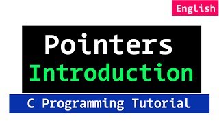 Pointers in C Programming Language Video Tutorial for Beginners [upl. by Euqram]