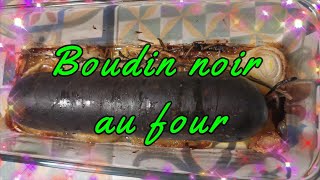 Boudin noir au four Black pudding in the oven [upl. by Katz720]