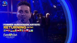 Former Eurovision Artists Returning in Selections for Eurovision 2024 So far [upl. by Nol617]