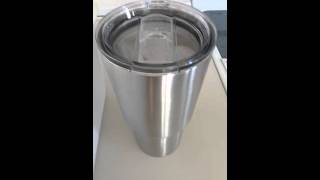 RTIC 20 oz Tumbler Review and Ice Test [upl. by Aneger]