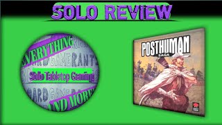 Posthuman Saga Solo Review [upl. by Aknaib]