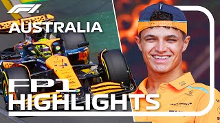 FP1 Highlights  2024 Australian Grand Prix [upl. by Gerda717]