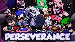 PERSEVERANCE V3 but Every Turn a Different Character Sings 🎶⚡ FNF DUSTIN Everyone Sings It [upl. by Rafe538]