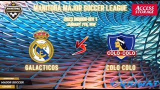 January 7th WSF Div 1 Galacticos vs Colo Colo [upl. by Nylidam]