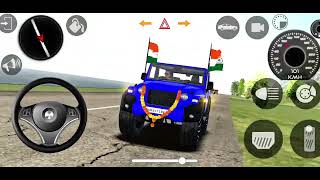 Dollar Songs 👿 Modified Mahindra Blue Thar  Indian Car Simulator Game 3D  Android Gameplay [upl. by Tarrel671]