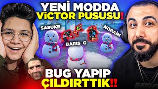 YENİ MODDA EKİPLE 4 VİCTOR PUSUSU 😂 HARİTA BUGU YAPIP SİNİRDEN DELİRTTİK  PUBG MOBILE [upl. by Blanche]