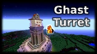 Tutorial Ghast Turrets [upl. by Ertnod]