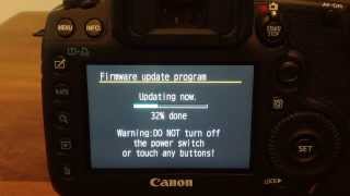 Canon  EOS 5D Mark III Firmware Update Version 123 [upl. by Royd840]