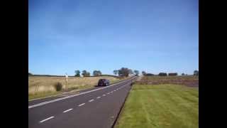 Roman military road behind Hadrians Wall Northumberland UK [upl. by Ashbaugh533]