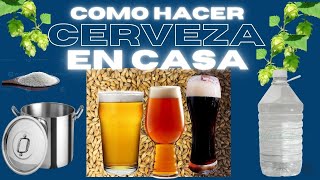 Como Hacer Cerveza En Casa Cerveza Sin Equipo Especial Cerveza Facil y rapido Cerveza Artesanal Saga [upl. by Corb]