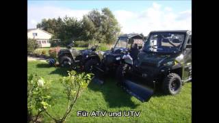 Winterdienst mit ATV und UTV [upl. by Ignaz437]