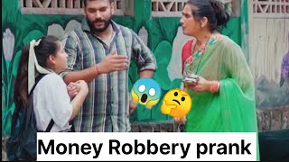 social experiment prank video  Money robbery prank video  prank video [upl. by Aradnahc433]