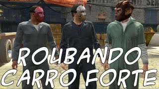 GTA 5 Roubando um Carro Forte PTBR 23 [upl. by Yanad335]