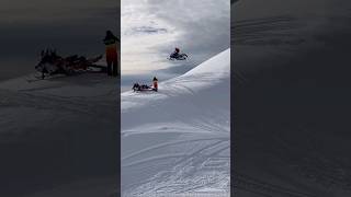 Smooth Backcountry Snowmobile Jump [upl. by Animas]