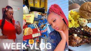 WEEK VLOG🫧 Grocery Shopping New Hair 4th Of July Popping Fireworks amp Etc [upl. by Annuaerb]