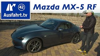 2017 Mazda MX5 RF Fahrbericht der Probefahrt Test Review [upl. by Bili]