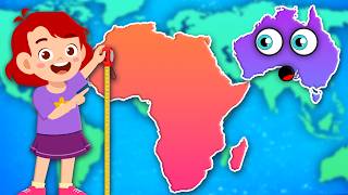 Learn About The 7 Continents amp Compare Their Size  Geography Songs For Kids  KLT Geography [upl. by Stouffer61]