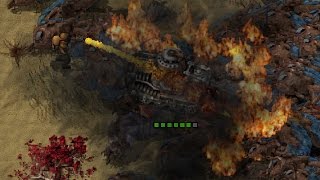 Factorio  Combining Tank with Flamethrower in 015 [upl. by Secrest488]