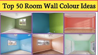 Top 50 Light Colour For Living Room  Wall Painting Design Ideas  Room Colour Design [upl. by Leirbag13]