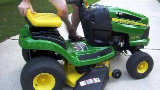 John Deere ElectricConverted Lawn Tractor LA115 [upl. by Alonso]