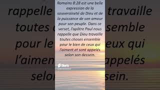 💫 Révélation Divine Comprendre Romains 828 pour Trouver Espoir et Réconfort 📖 [upl. by Ardnuyek272]