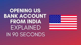 How To Open US Bank Account From India 2024 [upl. by Aikemit406]