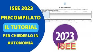 ISEE 2023  IL TUTORIAL per chiederlo in autonomia [upl. by Halladba]