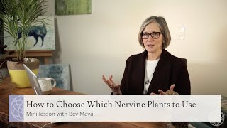 How to Choose Which Nervine Plants to Use  Minilesson with Bev Maya [upl. by Ennayram]