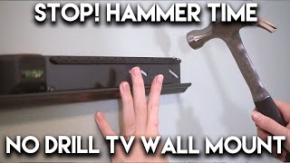 No Stud TV Hanger From ECHOGEAR  How To Mount TV On Drywall Without Studs [upl. by Dickman]