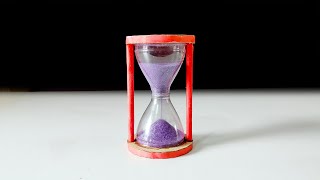 how to make a sand clock  make Hourglass with Plastic Bottle [upl. by Odrahcir579]