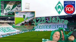 125 Jahre Werder Bremen💚🤍 Choreo🔥💥 Bremen vs Heidenheim [upl. by Wendeline]