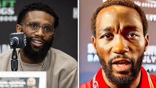 Terence Crawford Confronts and Brawls with Jaron Ennis FacetoFace at Heated Press Conference [upl. by Shelburne]