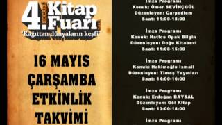 Kocaeli 4Kitap Fuarı  16 Mayıs Çarşamba Etkinlik Takvimi [upl. by Odel]