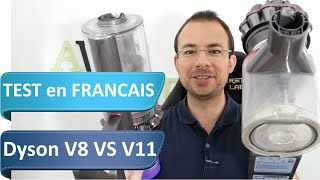 Dyson V11 VS Dyson V8  300€ de différence pour quelle efficacité supplémentaire [upl. by Shreeves708]