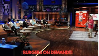 BURGERS ON DEMAND  FIRST EVER BURGER VENDING MACHINE  SHARK TANK  ROBO BURGER [upl. by Jolee]