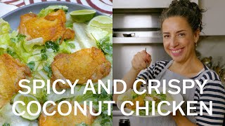 Carla Lalli Music Makes Juicy Chicken Cutlets with Spicy Coconut Dressing [upl. by Llet]