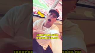 🚨Jackson Mahomes returns to TikTok after months of silence due to his legal issues 👀 NFL Chiefs [upl. by Lladnar]