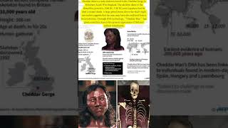 Cheddar Man is a male skeleton found in the Cheddar Gorge in Somerset South West England The skele [upl. by Tiena]